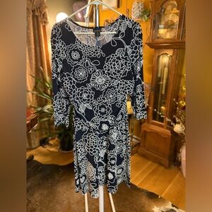 Enfocus Plus Size Black and White Dress